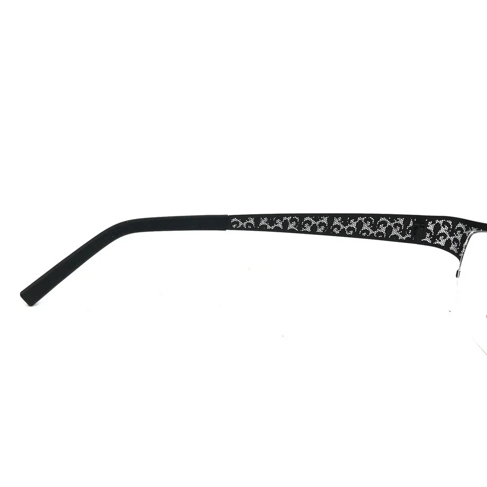 J.F. Rey Eyeglasses Frames JF2558 0500 Black Mesh Fleur De Lis 52-16-132